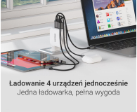 Silver Monkey Ładowarka GaN Smart Quadro 100W PD Biała - 1417250 - zdjęcie 2